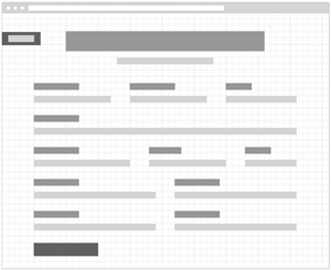 Desktop Size Guest Login Wireframe