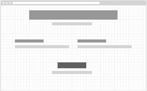 Desktop Size Member Login Wireframe