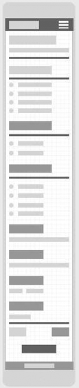 Mobile Size Payment Wireframe